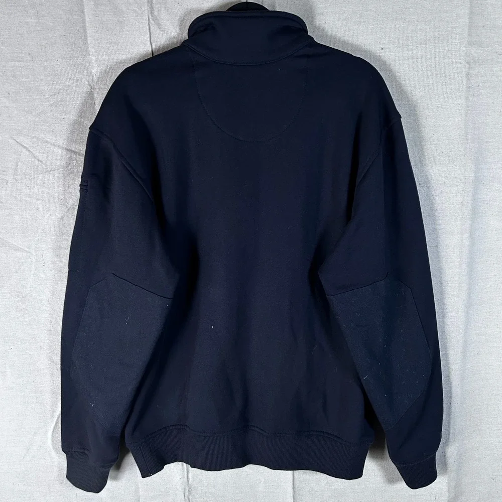 5.11 Tactical Mens‎ Job Shirt Quarter Zip Germantown Fire Patch Black Medium